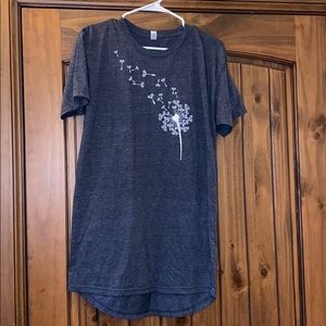 Long Tee, wishing flower top